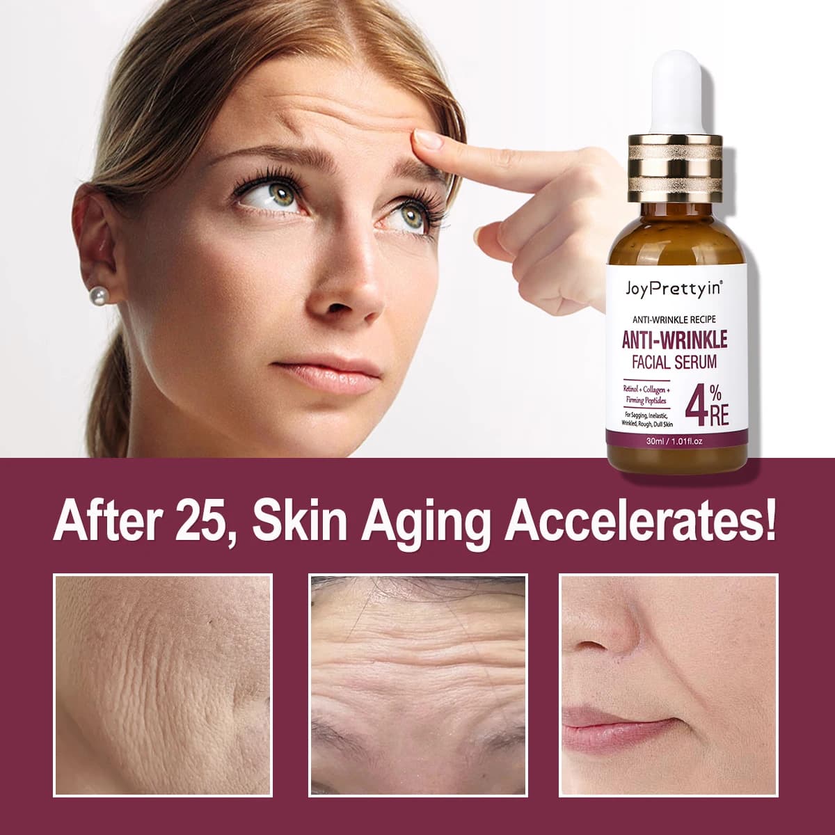 Retinol face serum bottle — image 2
