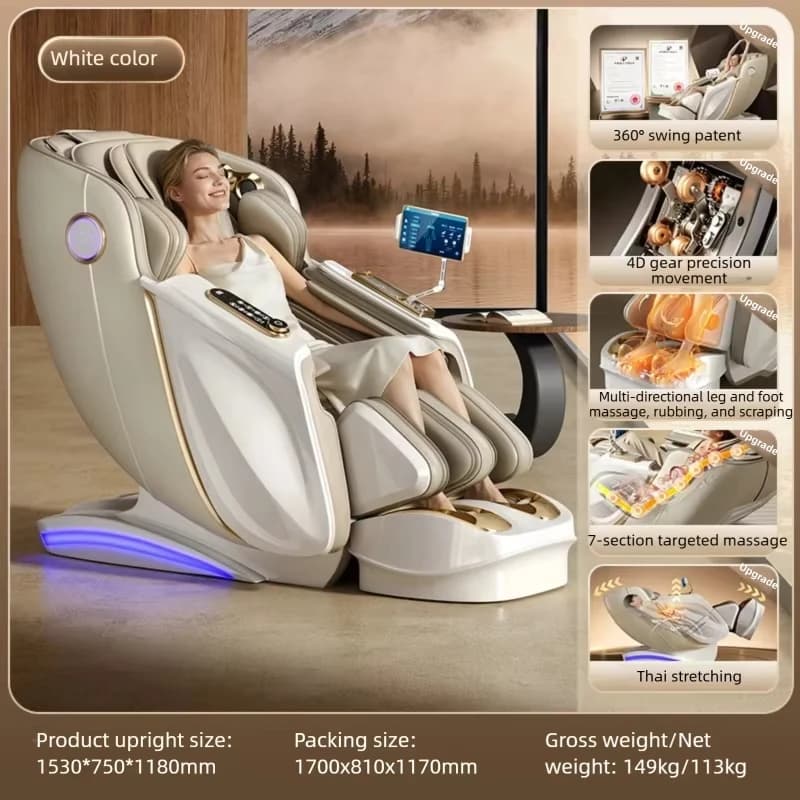 Massage Chair With 4D Gear Movement 360° Cradle Swing Design — image 8