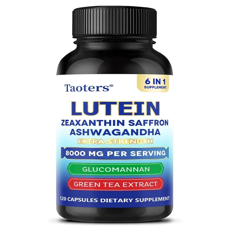bottle of lutein and zeaxanthin eye support capsules — image 8