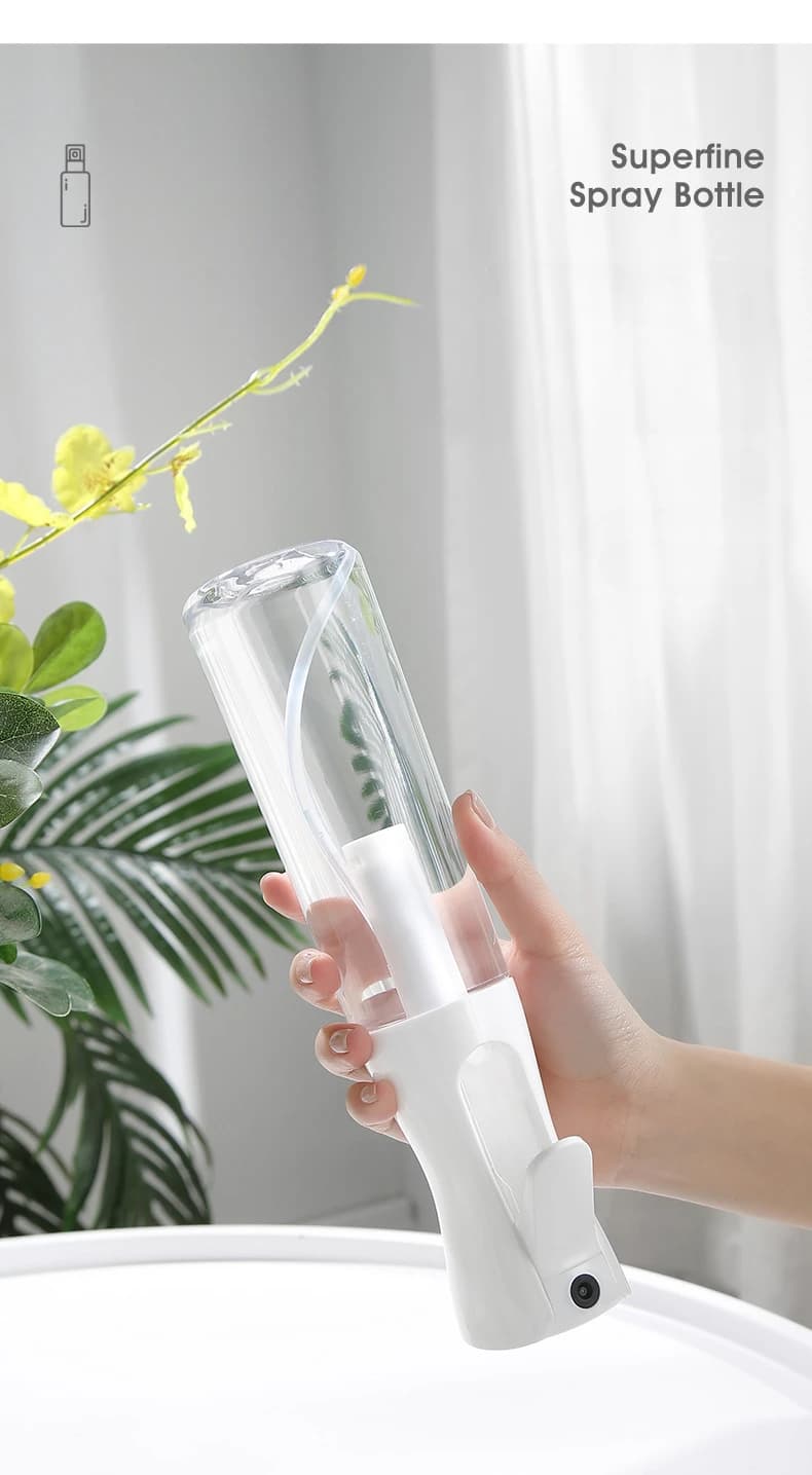 refillable hair spray bottle with mist nozzle — image 3
