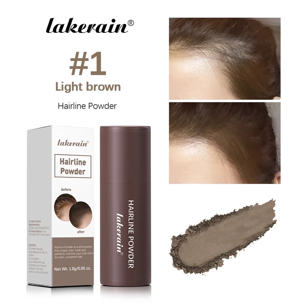 hairline powder for filling hair and eyebrow gaps — image 1
