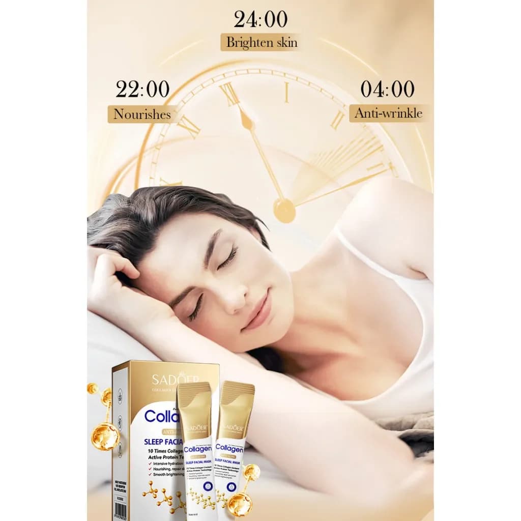 SADOER collagen sleeping facial mask sheet — image 5