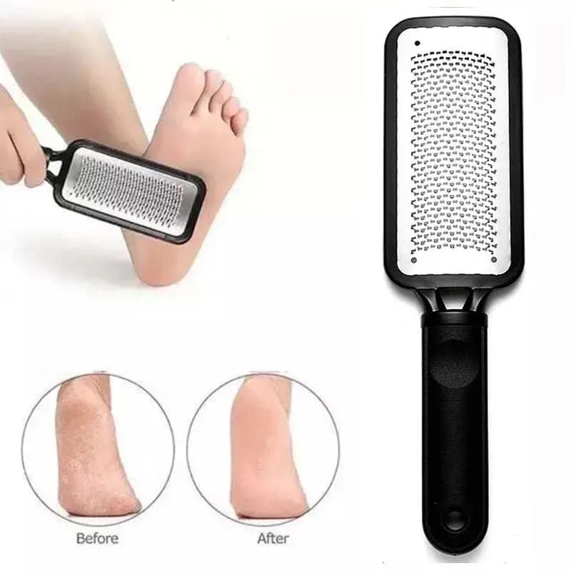 metal foot file scrubber for callus removal — image 2