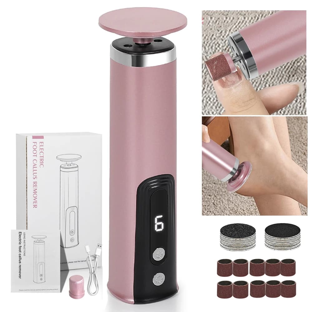 2-in-1 Electric Foot and Hand Callus Remover & Nail File
