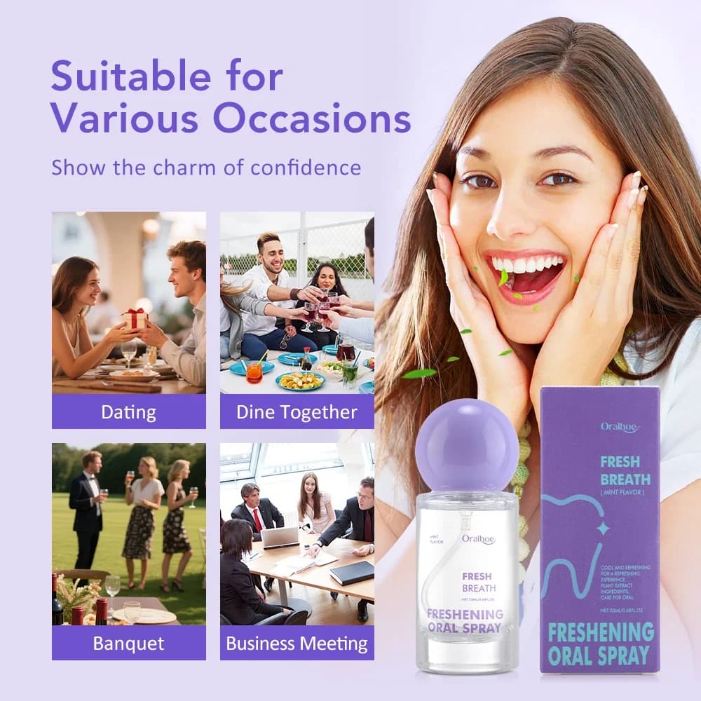 travel-sized mint oral spray bottle — image 6