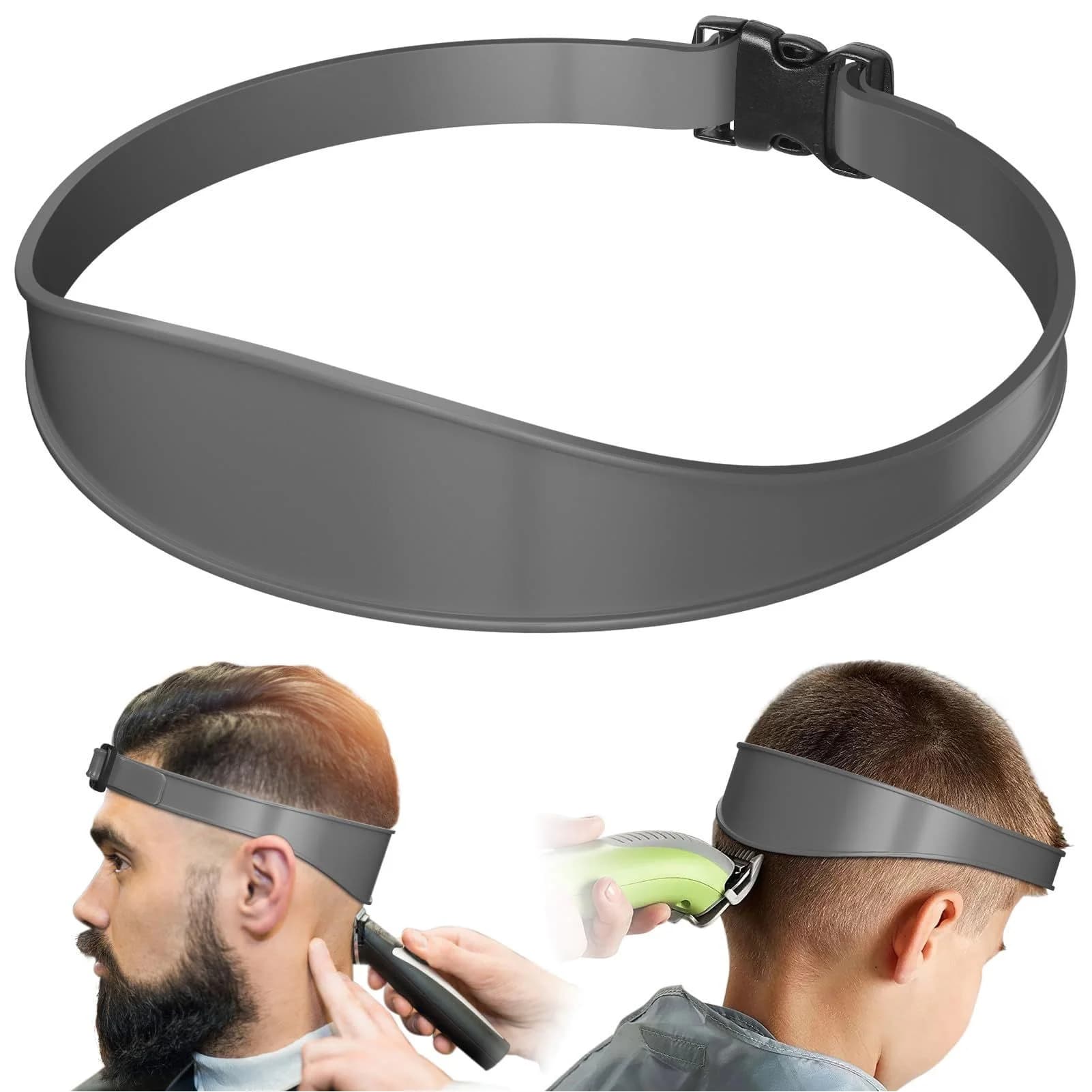 hair trimming guide band for neckline shaving — image 1