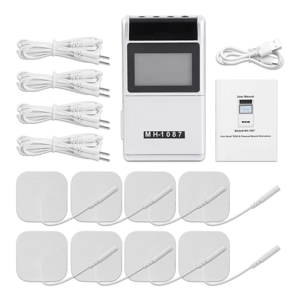 hand holding 15‑mode TENS muscle stimulator — image 7