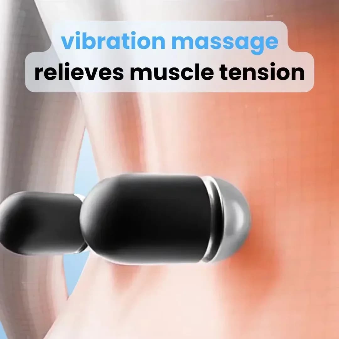 back massager pillow with heat and vibration — image 5