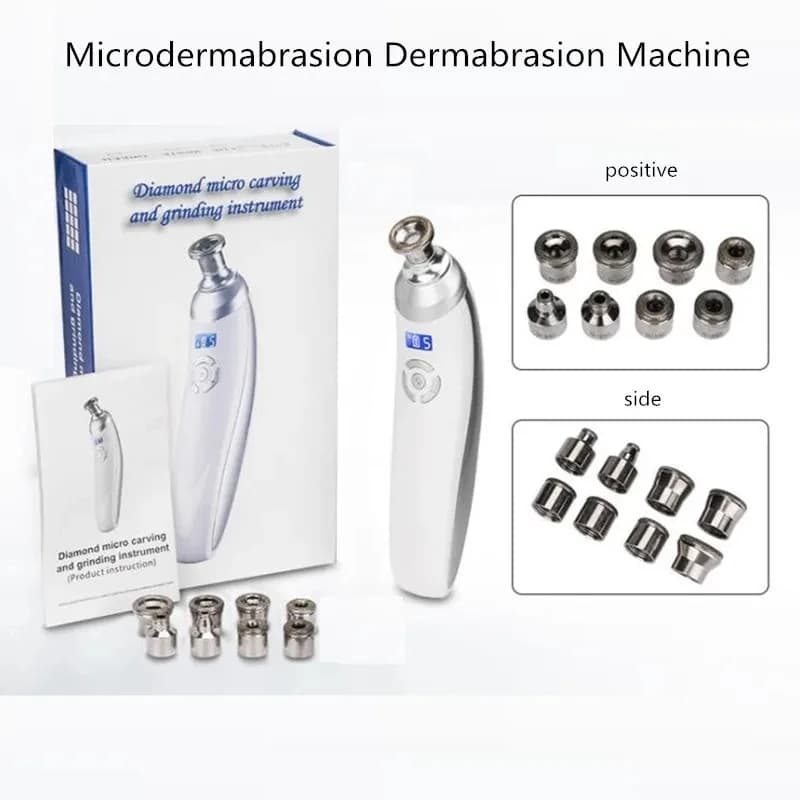 Portable Diamond Microdermabrasion Facial Device