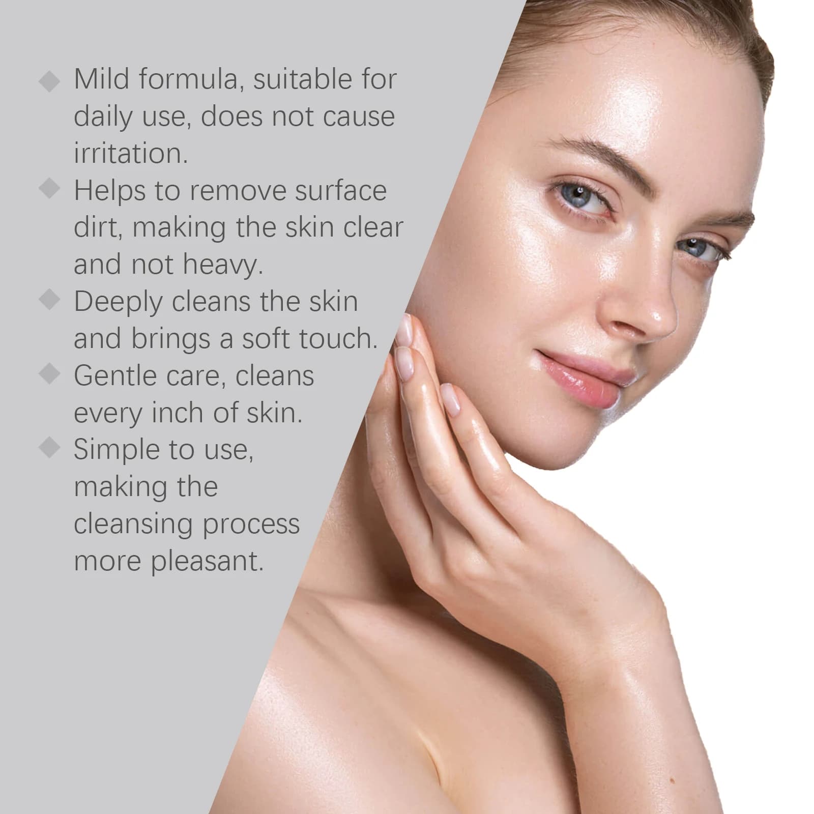 Gentle enzyme face wash powder in a white jar — image 5