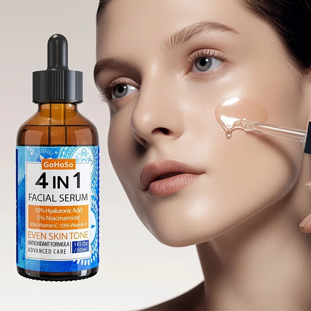 Envisha 4-in-1 face serum bottle — image 1