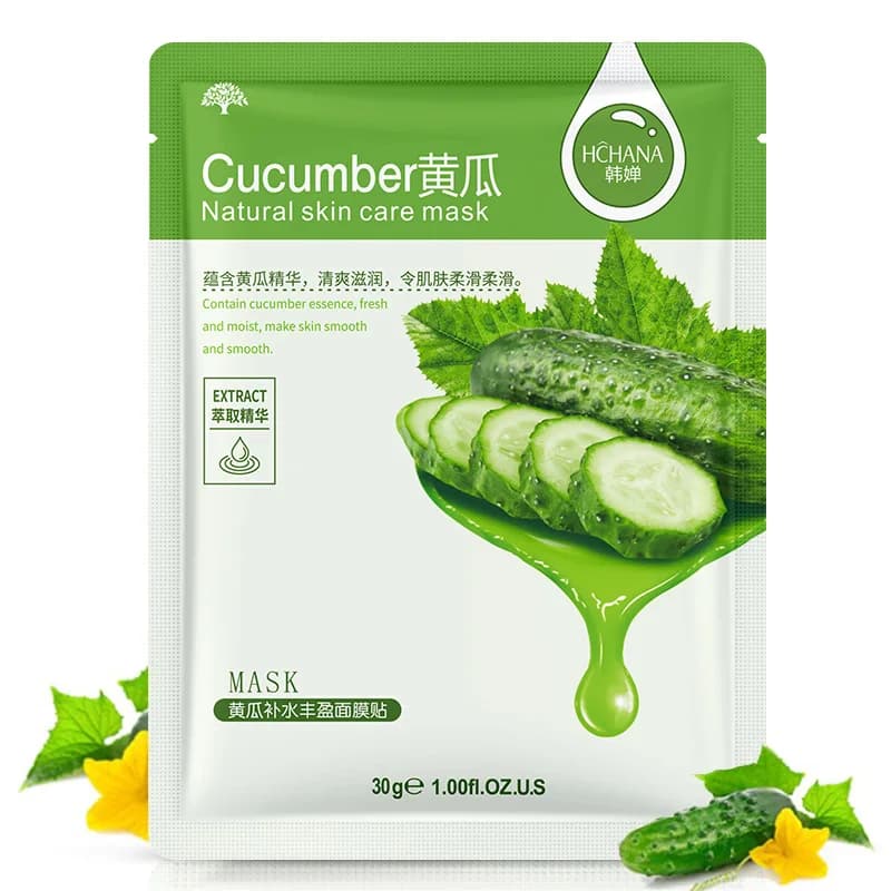 natural plant facial sheet masks pack of 10 — image 7