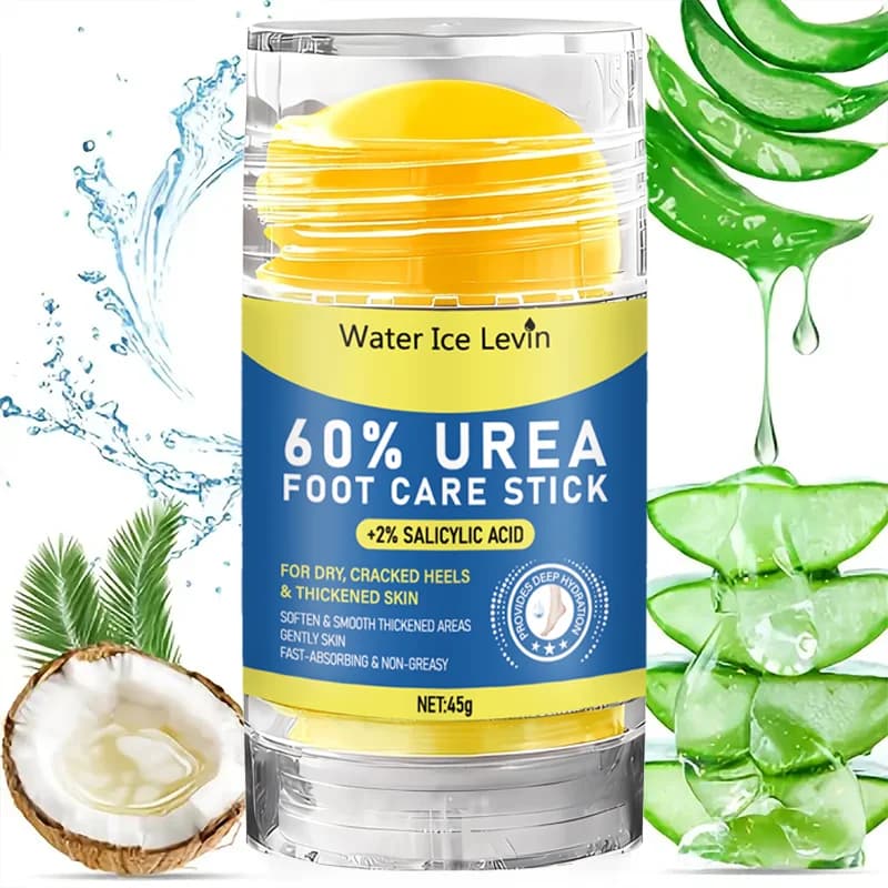 Urea Foot Stick with Salicylic Acid – 60% Urea, 2% Salicylic, Tea Tree & Coconut