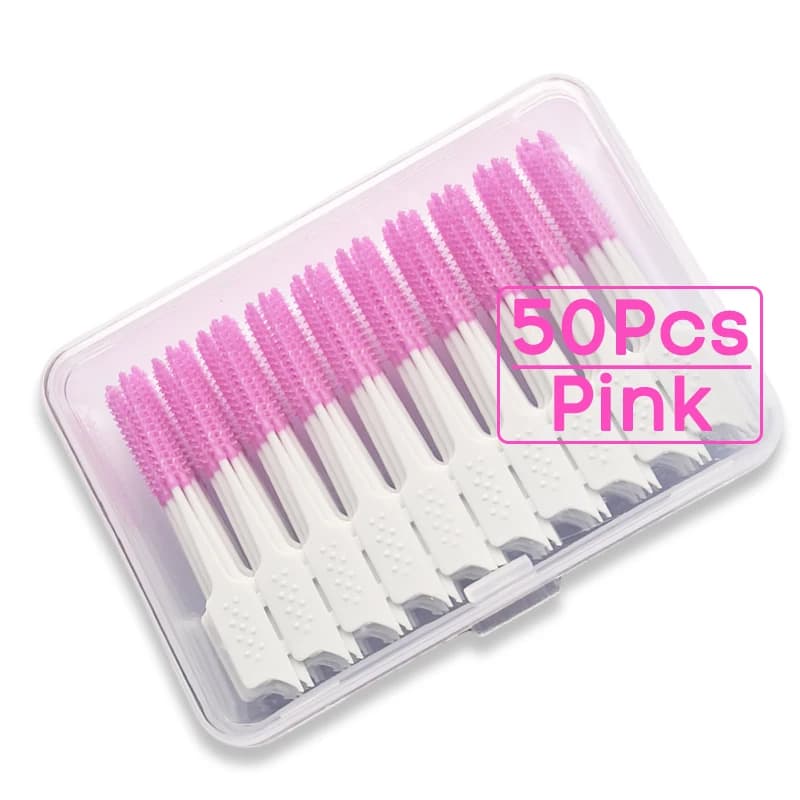 L-shaped interdental brush with soft nylon bristles — image 8