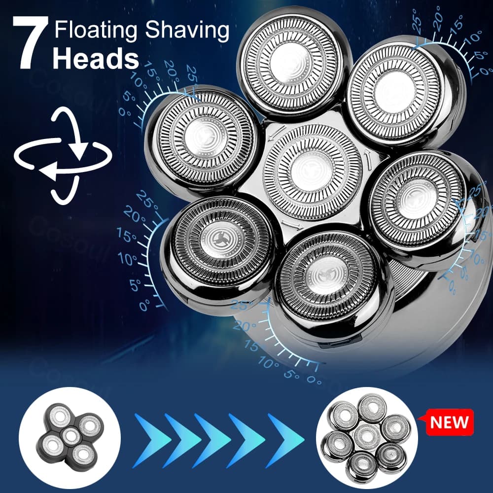 electric shaver and hair clipper for men — image 4