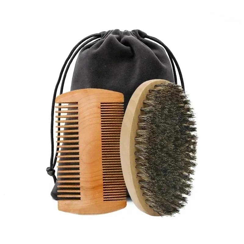 soft boar bristle wood shaving brush — image 7