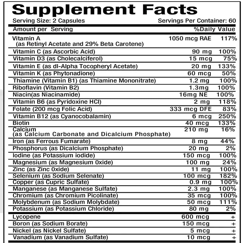 bottle of men's 50+ daily super multivitamin — image 6