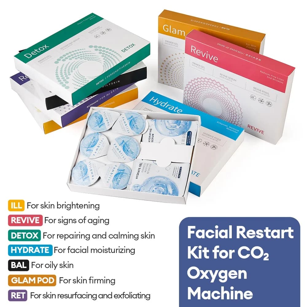 handheld CO2 oxygen bubble facial machine with gel capsules — image 6