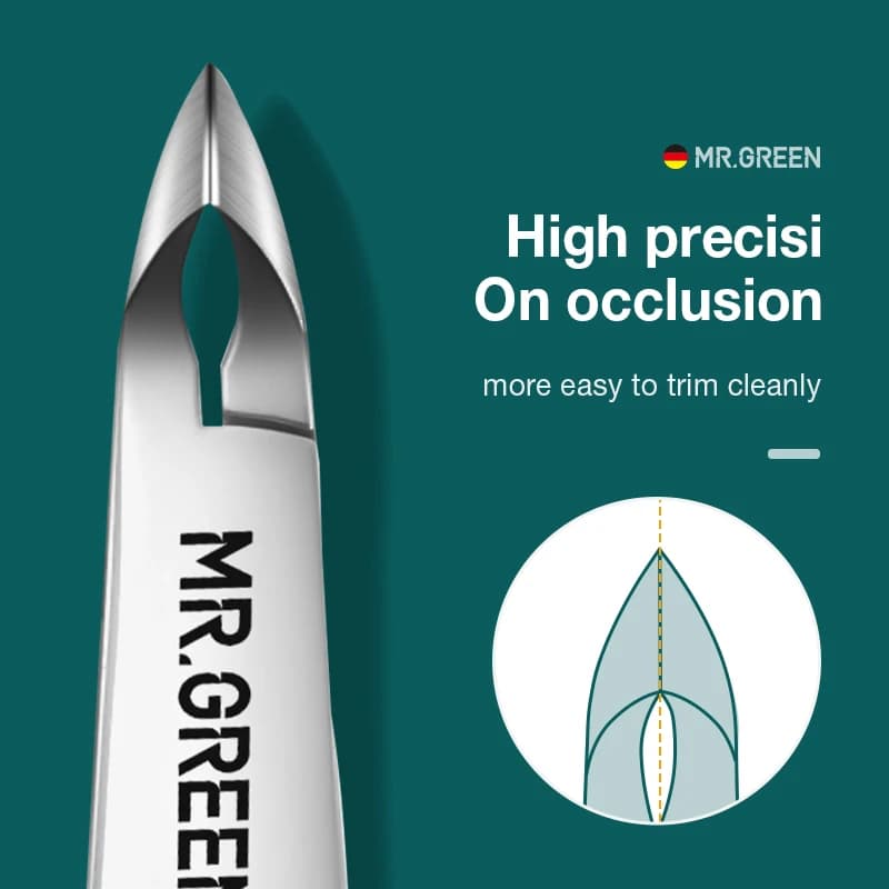 Stainless steel nail cuticle nipper — image 3