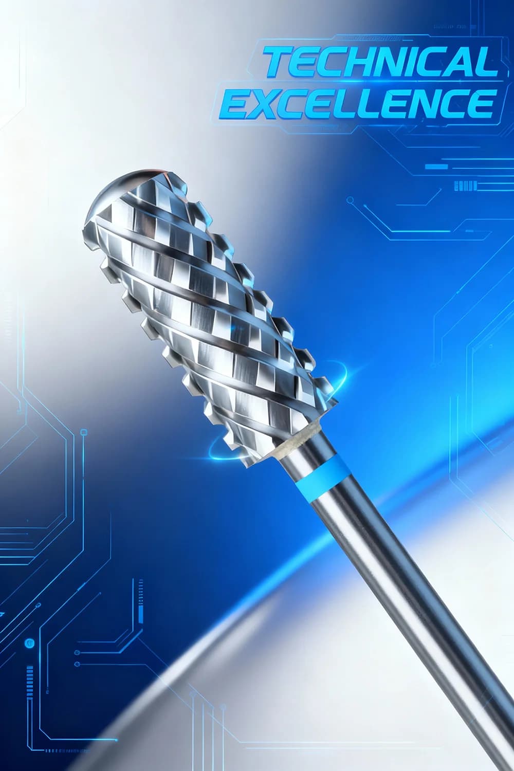RolinStar 5.35mm small round top carbide nail drill bit — image 5