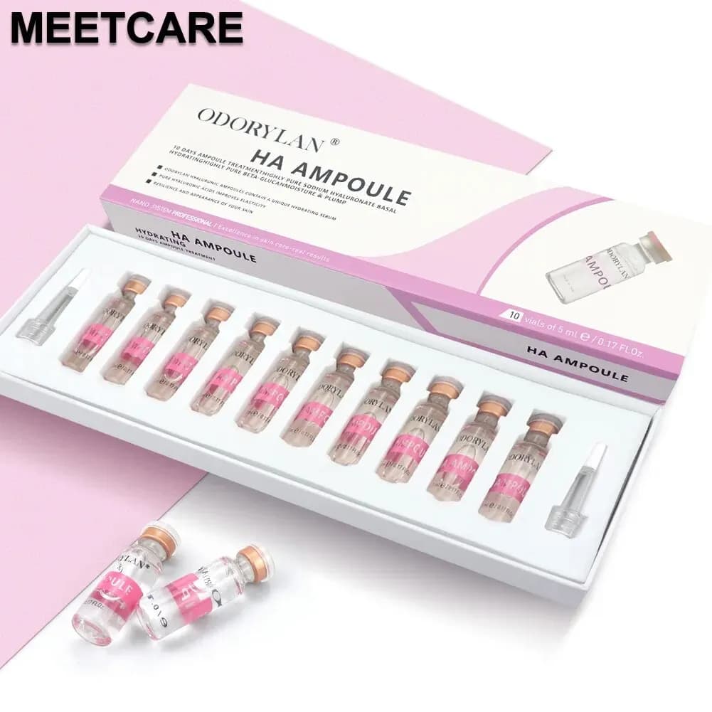 Hyaluronic acid face serum bottle — image 1