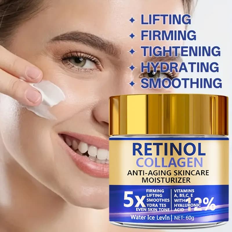 jar of retinol and collagen face cream — image 4