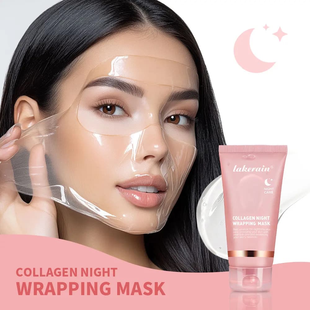 peel-off deep collagen face mask — image 1