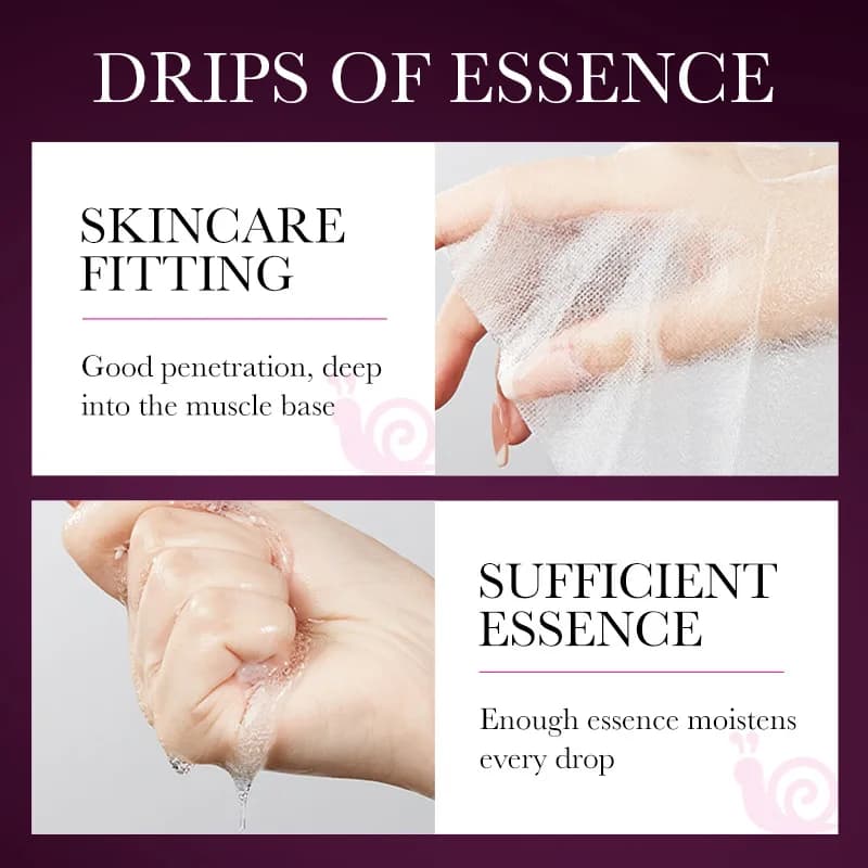 SADOER snail collagen face mask 5 pack — image 4