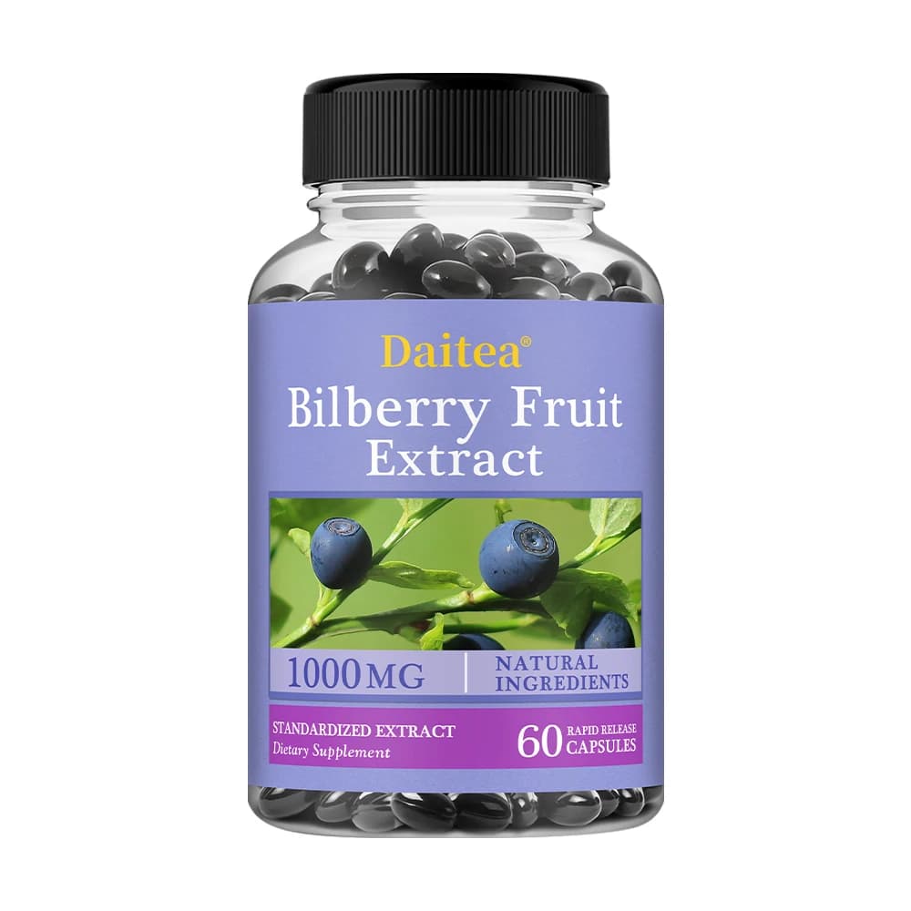 bilberry extract eye health supplement bottle — image 7