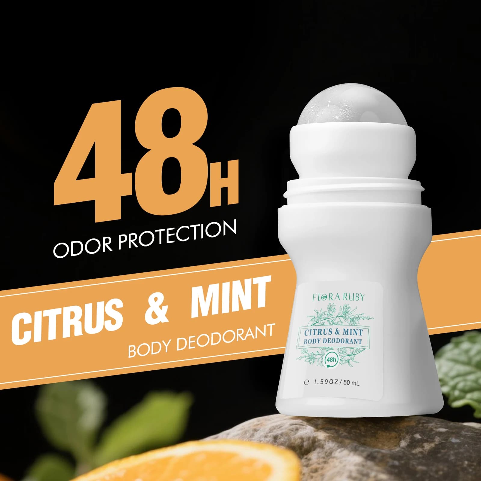 Flora Ruby Light Green aluminum‑free deodorant roll‑on — image 7