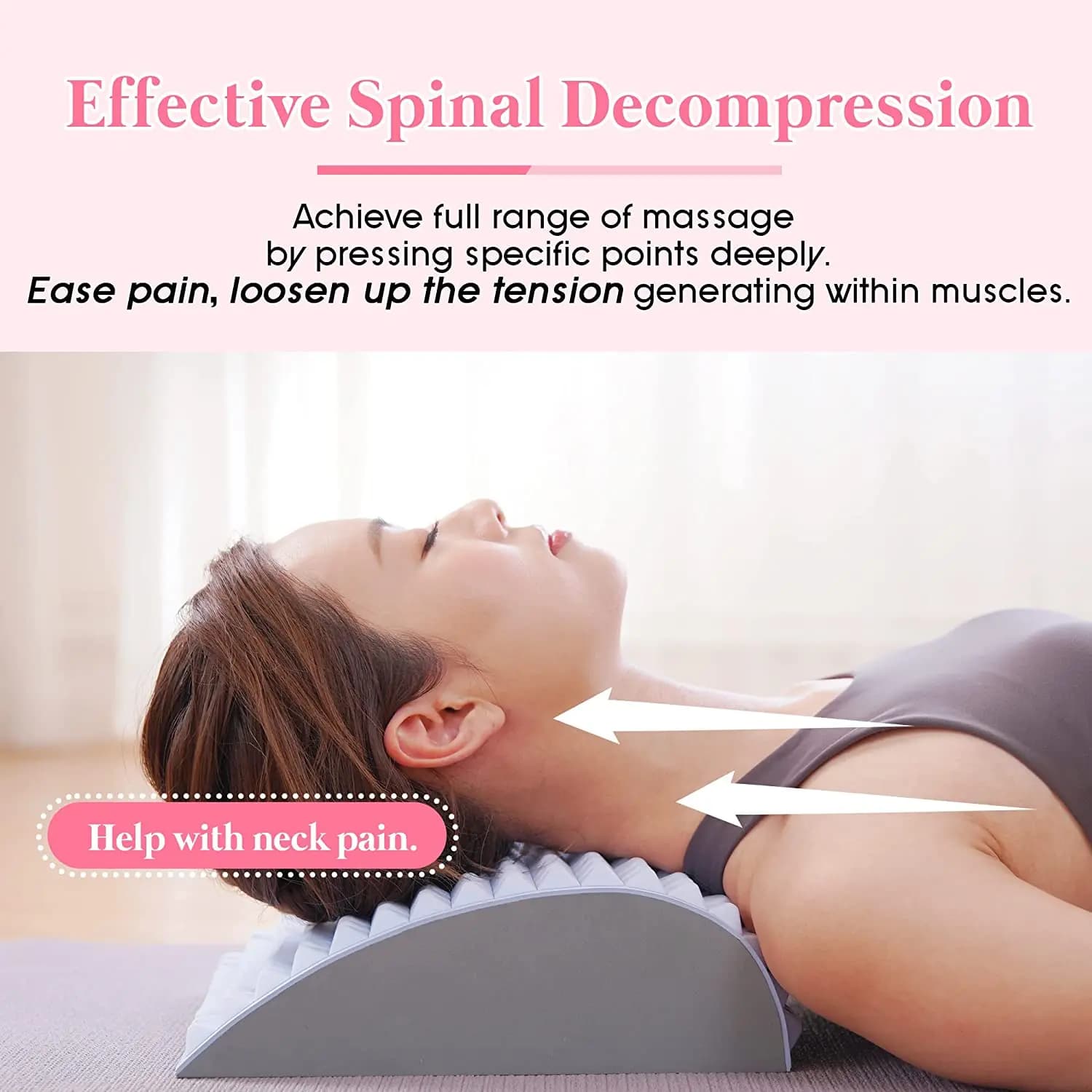 lumbar support stretch pillow for back pain relief — image 3