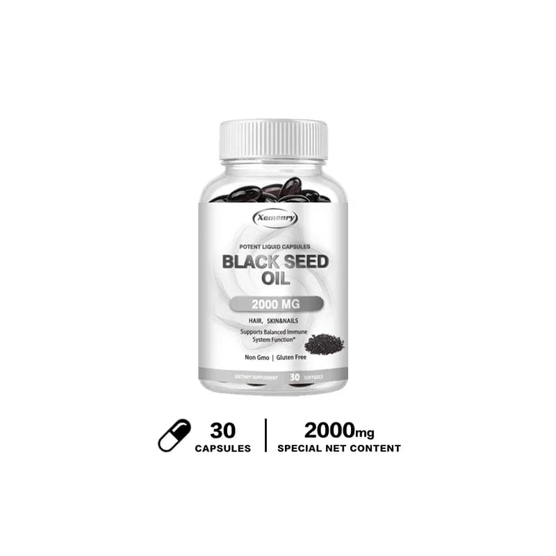 vegan black seed oil capsules — image 7