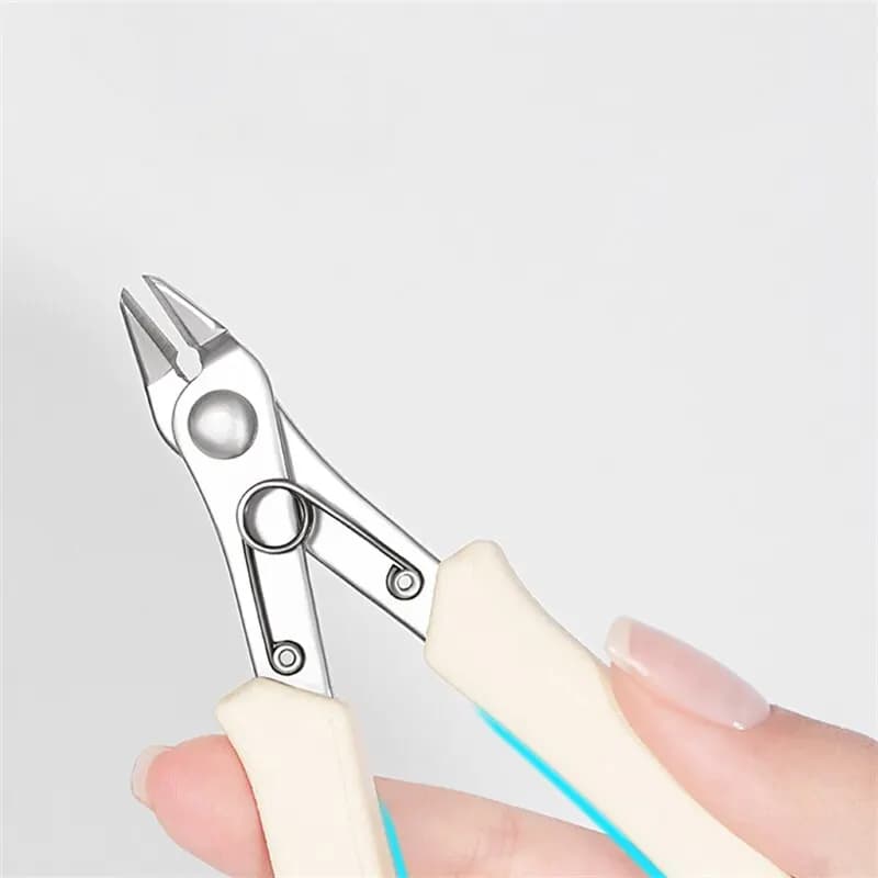 Flat‑nose diamond removal pliers with metal chain cutter — image 3