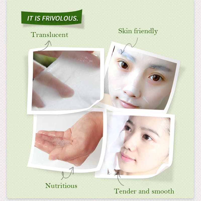 natural plant facial sheet masks pack of 10 — image 6