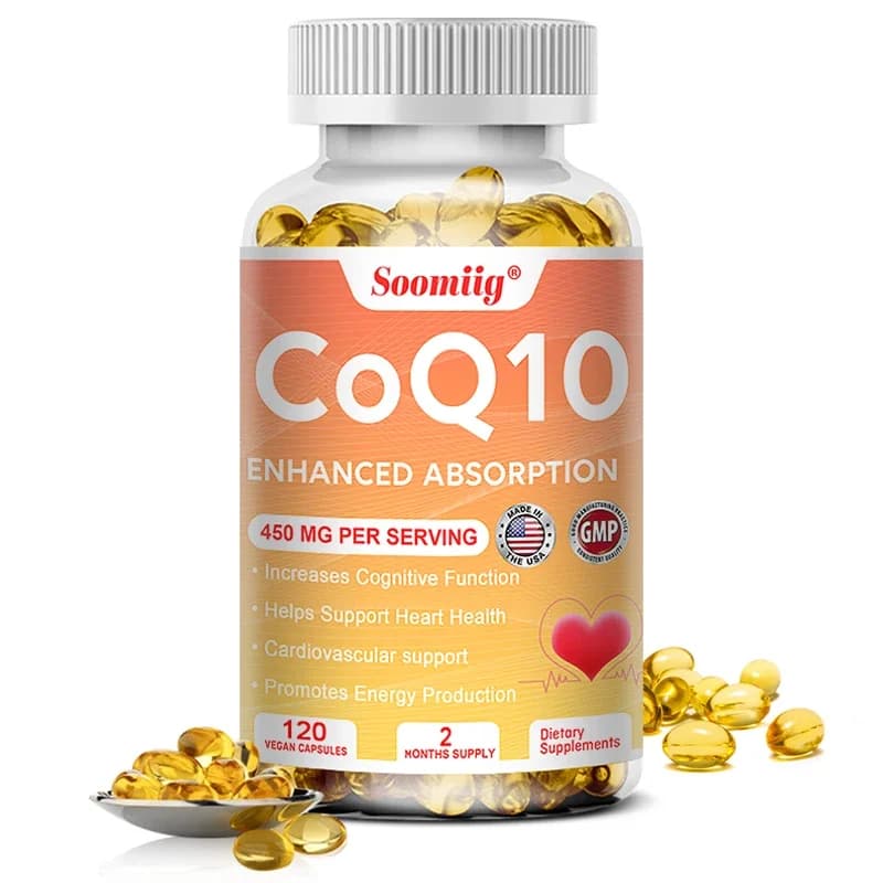 bottle of coenzyme q10 450 mg capsules — image 8