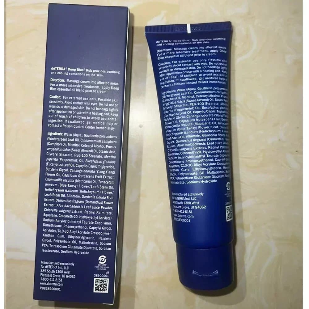 soothing skin care balm tube — image 3