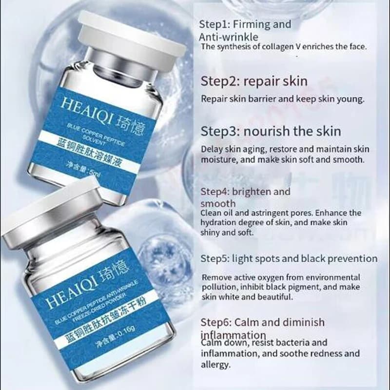 blue copper peptide facial essence bottle — image 5