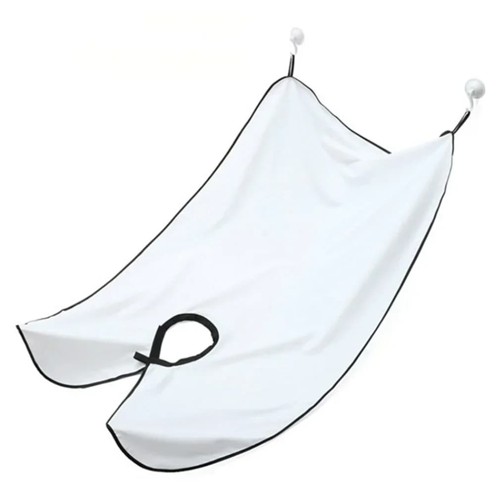 men's shaving apron with wall‑mounted mirror — image 5