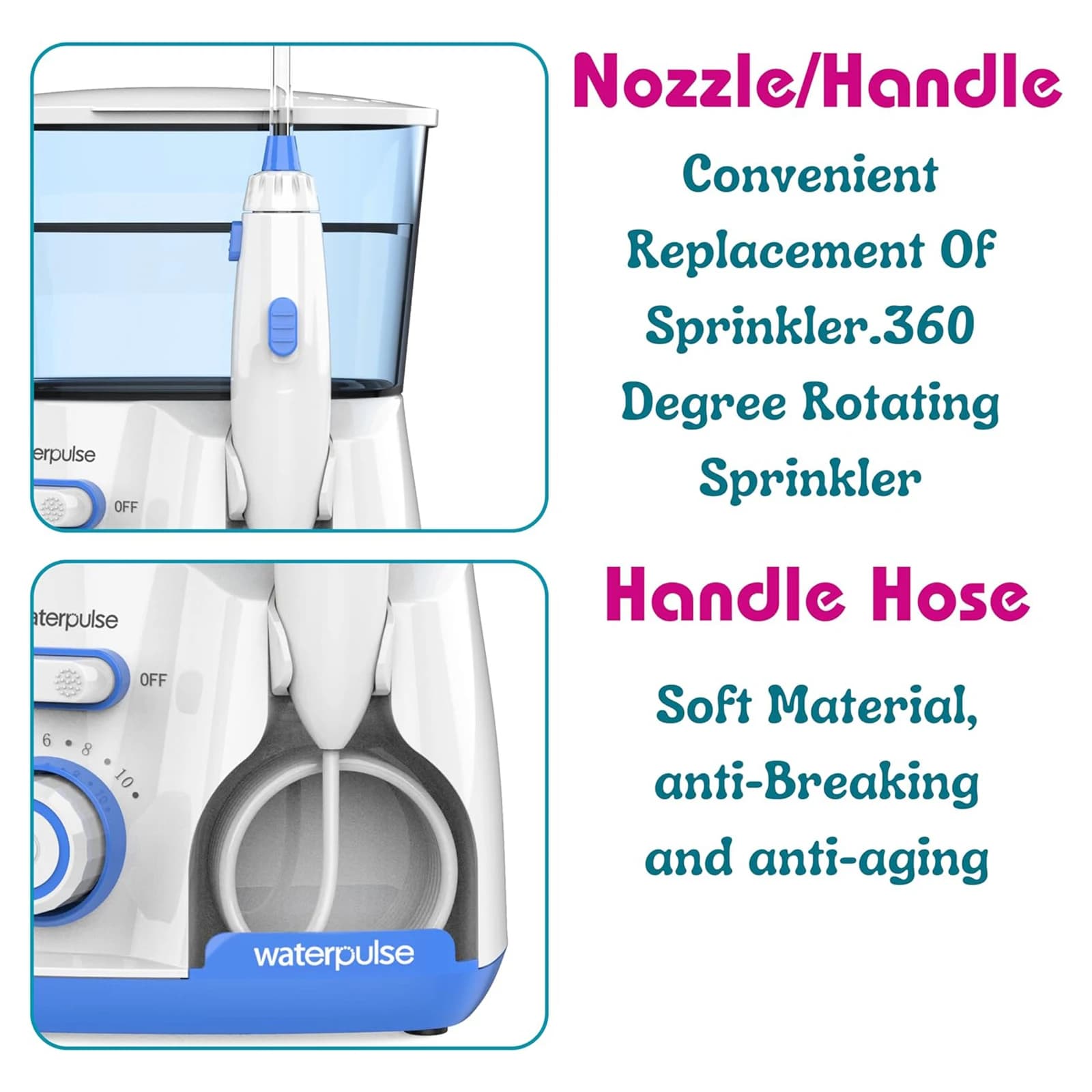 Electric water flosser with 800 ml reservoir — image 5