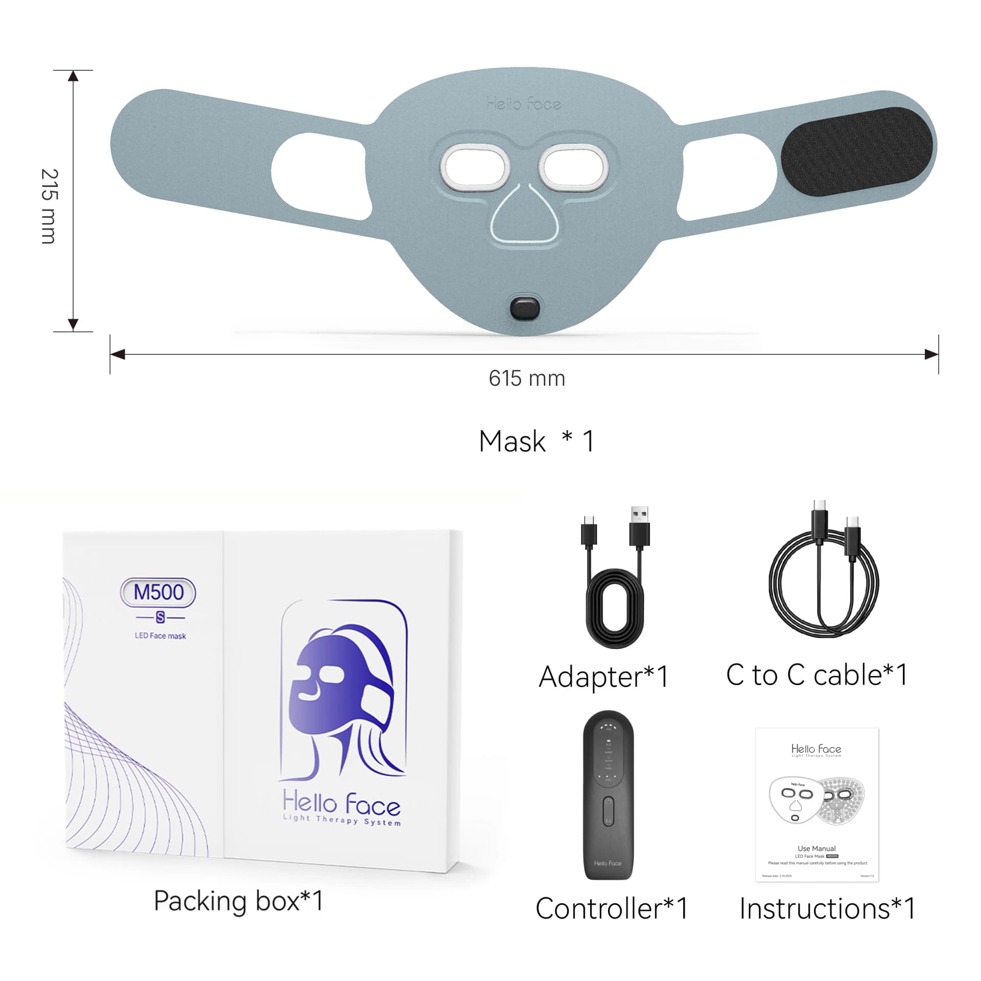 wireless near-infrared red light therapy facial mask — image 7