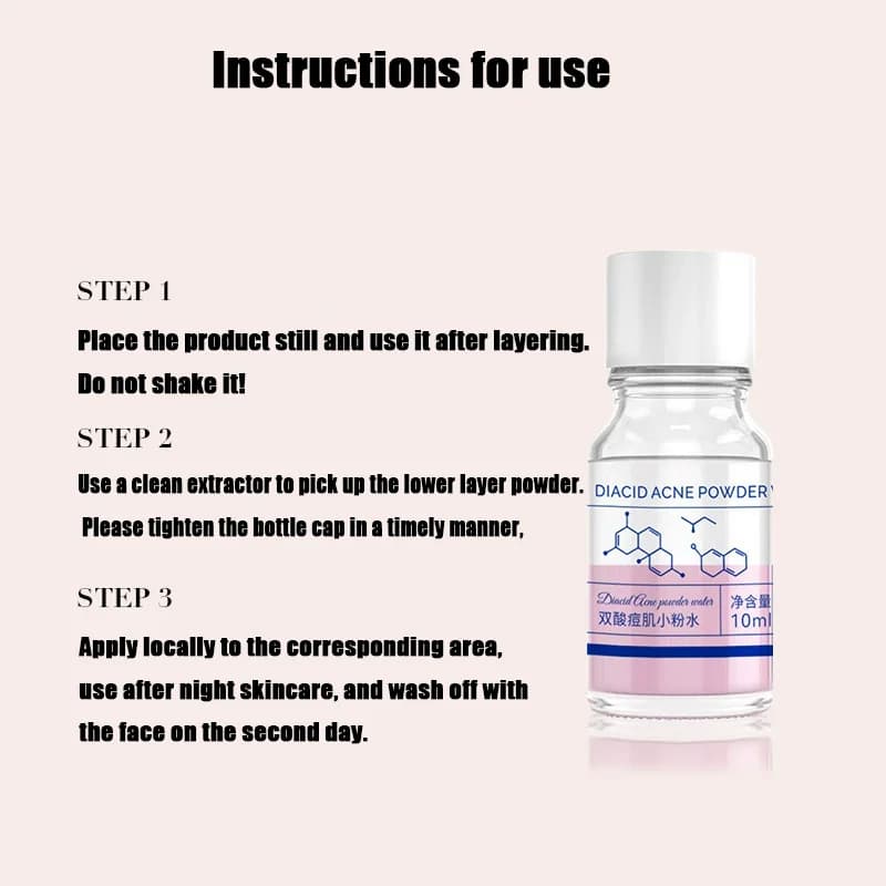 pink acne essence bottle 10ml — image 6