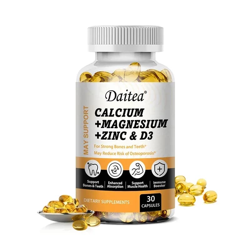 Calcium magnesium zinc capsules with vitamin D3 — image 8