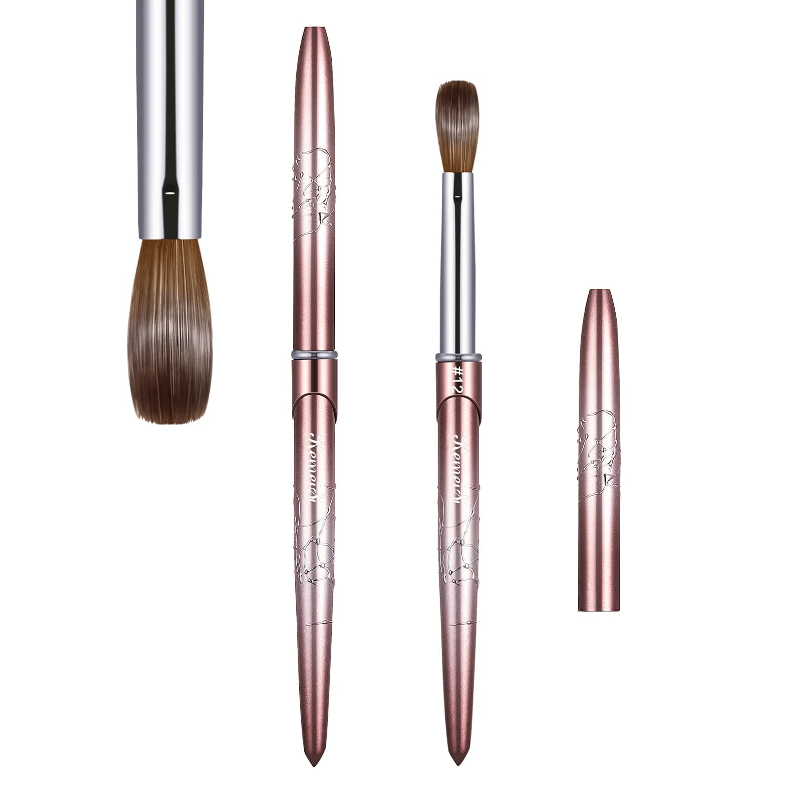 Round kolinsky hair bristle nail brush — image 8