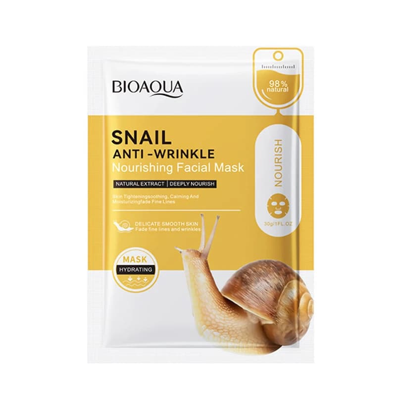 Bioaqua snail face mask sheet pack — image 6