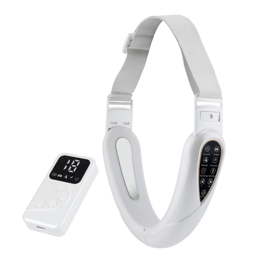 Rechargeable V‑Face portable facial massager with LED display — image 7