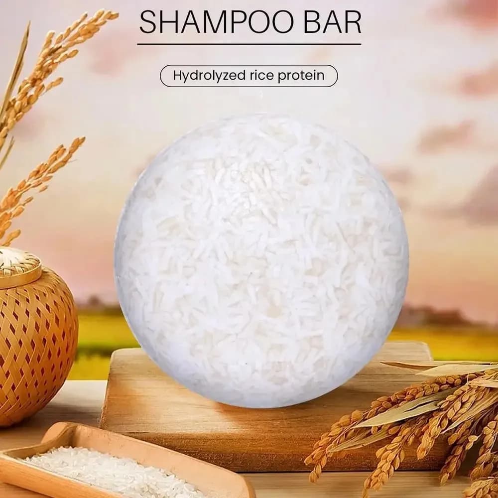 organic rice shampoo bar — image 6