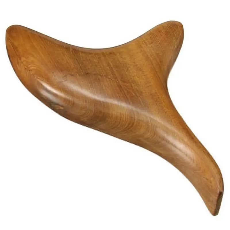wooden triangle body and neck massager — image 3