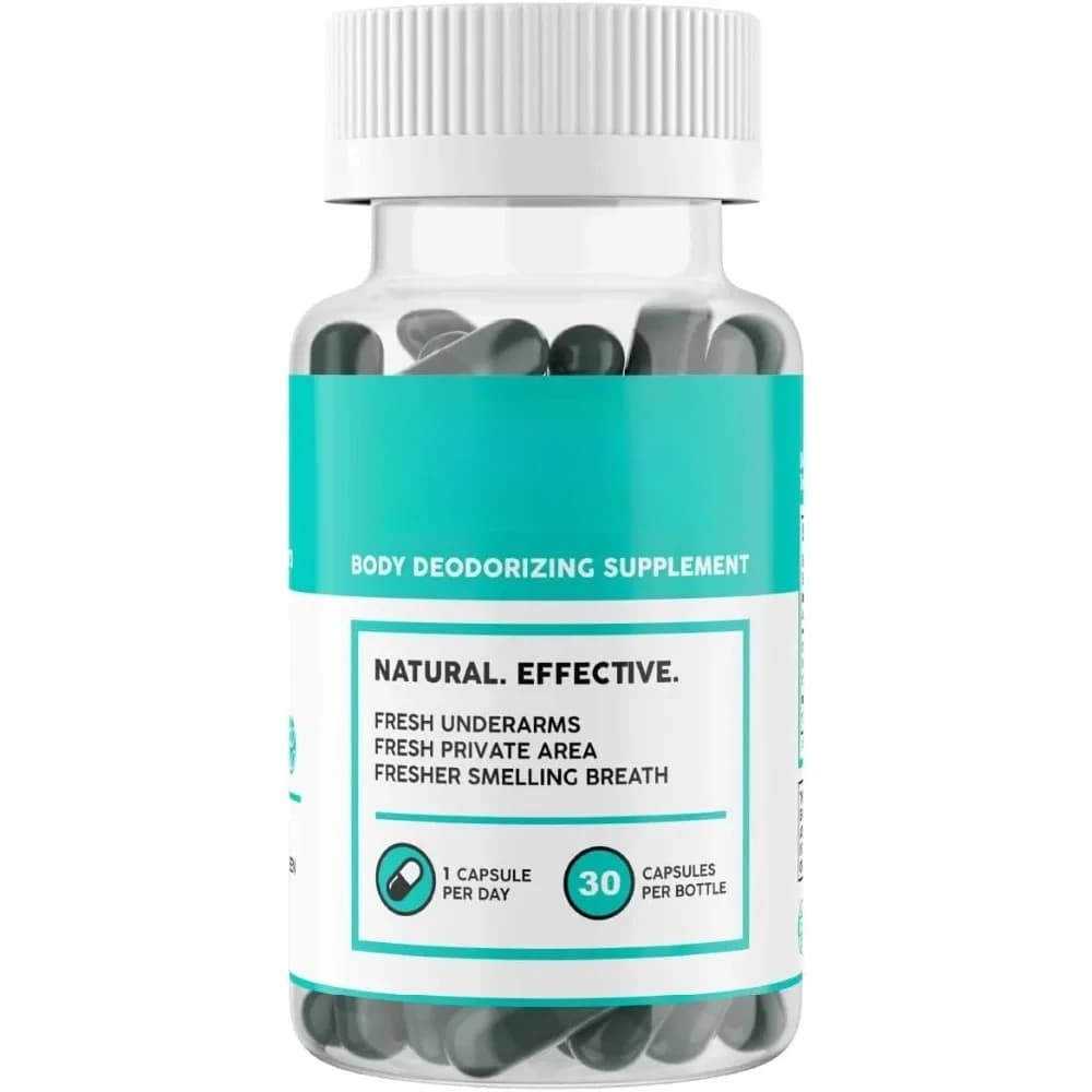 Internal Deodorant Supplement for Gut and Skin