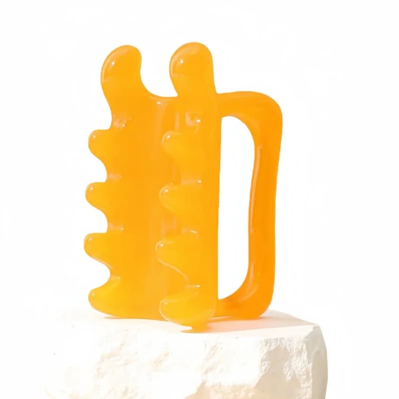 double-sided resin massage comb — image 7