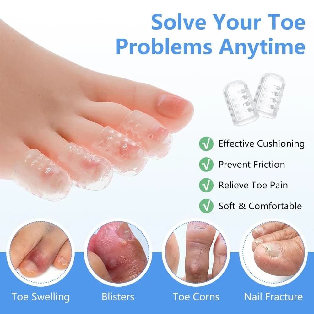 silicone breathable toe caps — image 2